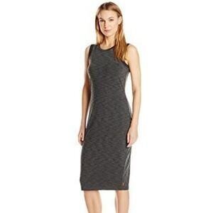 Lucy Knit Tank Dress Women M Daily Heathered Mantra Sleeveless Mid Length EUC